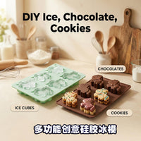 Creative Pony Shape Silicone Ice Cube Tray and Chocolate Mold