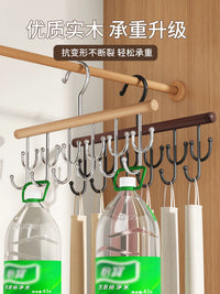 Multifunctional Wooden Hanger for Tank Tops, Belts, and Underwear