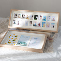Multi-Photo Wood Picture Frame for Wall Mounting or Tabletop Display, 6-10 Inch Photos
