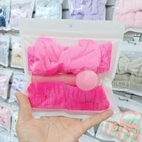 Silicone Facial Cleansing Brush Set with Headband and Wristbands for Sensitive Skin