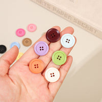 Resin Four-Hole Buttons for Sweaters Shirts Coats Windbreakers - Colorful Chinese Style Garment Accessories