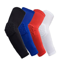 Basketball Arm Sleeve with Honeycomb Padding - Breathable Compression Arm Protector for Sports Training