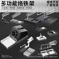 Soldering Iron Stand with Solder Wire Holder and Cleaning Sponge