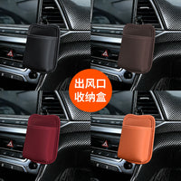 Car Air Vent Storage Bag with Hook for Phone and Small Items