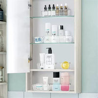 Clear Plastic Drawer Organizer Set for Desk, Bathroom, Bedroom, Office, Kitchen