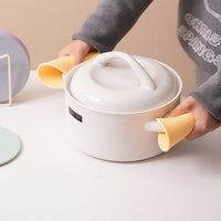 Nordic Style Silicone Round Heat Insulation Mat for Kitchen and Dining Table