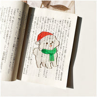 Cute Puppy Acrylic Bookmark for Students, Transparent Light-Permeable Reading Marker