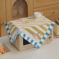 Korean-Style Dopamine Dust Cover for Home Appliances, Microwave Oven Oil-Proof Cloth, All-Season