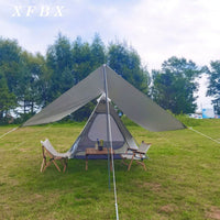 Pyramid Tent Outdoor Camping Tarp 2-in-1 for Park Picnic Family Travel