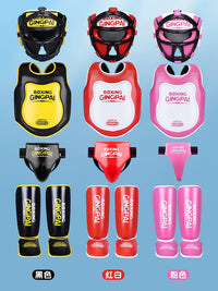 Boxing Headgear with Face Mask for Adults and Kids, Muay Thai Taekwondo Training Head Protector