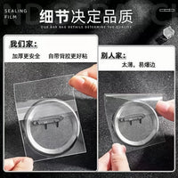Self-Sealing Clear OPP Bags for Badges and Collectibles, 20 Silk Thickness