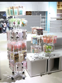 Jewelry Display Stand with Colorful Rope for Necklaces, Pendants, and Keychains