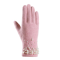 Winter Cashmere Lined Touchscreen Gloves for Driving and Outdoor Activities
