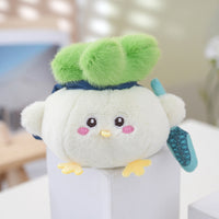 Garlic Bird Plush Keychain with Sound, Creative Souvenir Gift Mascot Doll