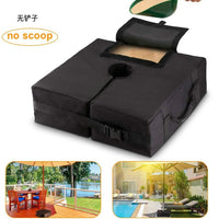 Heavy-Duty Beach Umbrella Base Weight Bag, 900D Nylon Sandbag for Outdoor Canopy and Sunshade Stability