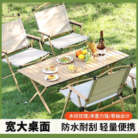 Portable Camping Picnic Table and Chair Set with Storage Bag