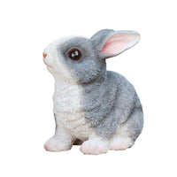 Mini Resin Rabbit Figurines for Garden and Patio Decor