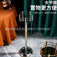 Stainless Steel Ice Bucket Stand for Bar, Outdoor, or Home Use