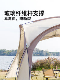 Large Dome Canopy Tent Outdoor Sunshade Camping Shelter with Mosquito Net