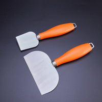 5-Piece Stainless Steel Griddle Spatula Set for BBQ and Teppanyaki