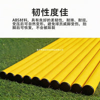 1.5m Agility Pole for Soccer Training, Traffic Sign Pole for Driving Practice, Slalom Pole