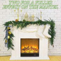 Artificial Norfolk Pine Garland and Wreath for Christmas Decoration
