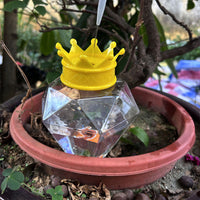 Diamond-Shaped Self-Watering Device for Potted Plants