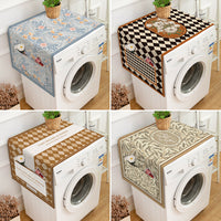 Nordic Style Waterproof Dust Cover for Washing Machine Refrigerator Microwave Oven