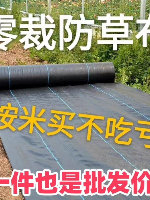 Weed Barrier Fabric for Gardens and Orchards, Heavy-Duty, UV-Resistant, Permeable Ground Cover