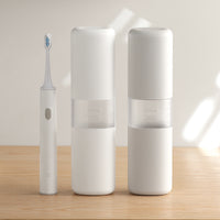 Portable Travel Toothbrush Toothpaste Holder and Rinse Cup Set