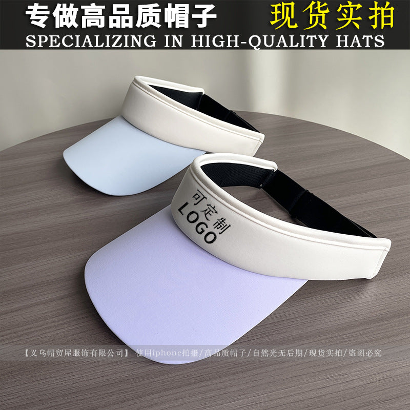 Adjustable UV Sun Visor Hat for Summer Outdoor Sports and Travel