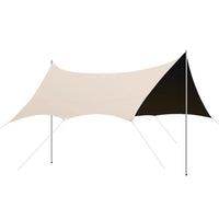 Automatic Pop-Up Camping Tent with Tarp, Portable Outdoor Shelter for Overnight Trips
