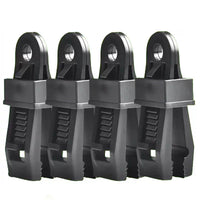 Heavy-Duty Tarp Clips for Camping Tents, Awnings, and Outdoor Covers - Windproof Rope Fasteners