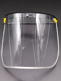 High-Temperature Resistant PC Face Shield with Aluminum Bracket for Industrial Protection