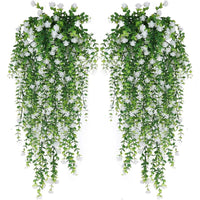 Artificial Eucalyptus Garland with Flowers for Wedding Decor