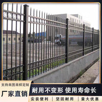 Zinc Steel Fence Panel for Villas, Factories, and Outdoor Perimeter Security