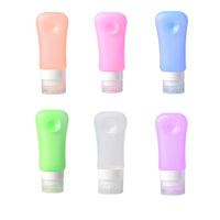 Silicone Suction Cup Travel Bottles for Shampoo, Conditioner, Lotion, and Soap