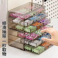 Desktop Beading Organizer Box with Drawers for Jewelry Making Supplies