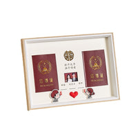 Creative Wedding Certificate Photo Frame for Couples - Anniversary Gift & Marriage Registration Photo Display