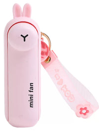 Portable Mini USB Rechargeable Handheld Fan with Cute Animal Design