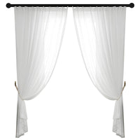 Sheer Phantom Yarn Curtain for Hotels & Homes - Light Filtering, Scratch Resistant, Privacy Enhancing