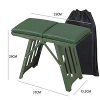 Portable Folding Stool for Outdoor and Indoor Use, Metal Frame, Kids and Adults, Fishing and Travel