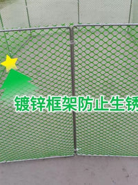 Foldable Galvanized Frame Poultry and Rabbit Enclosure with Green Plastic Mesh