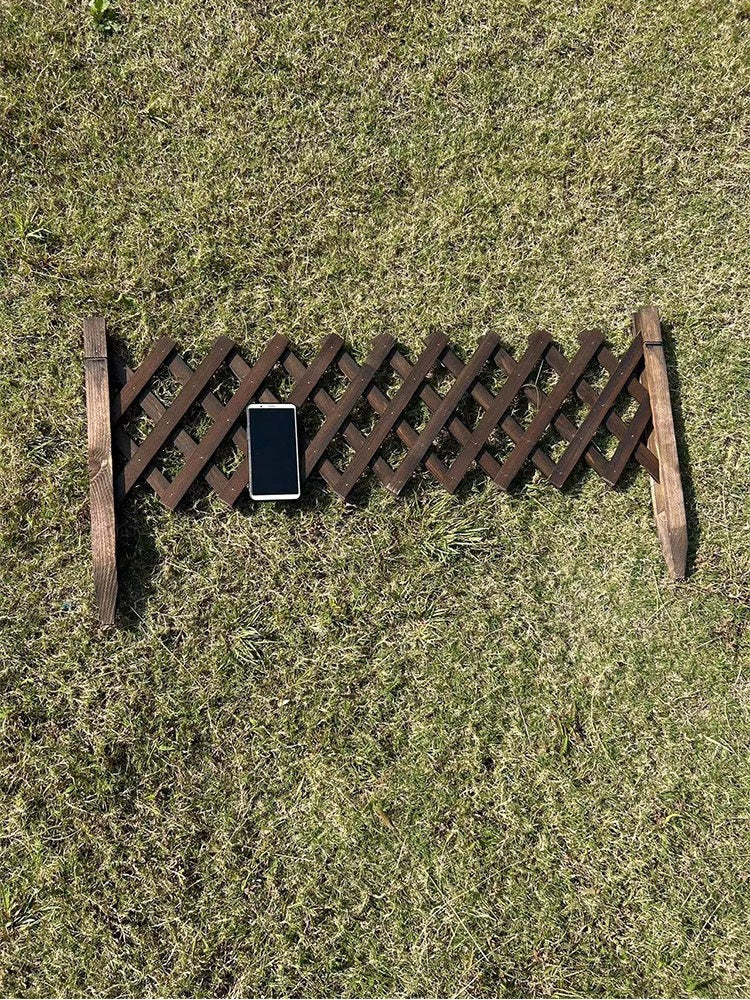 Outdoor Expandable Wooden Garden Fence for Yard and Landscape