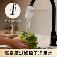 Faucet Filter Bags for Sediment and Scale Removal, Splash-Proof Kitchen Tap Water Purifier