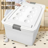 Large Capacity Plastic Storage Box for Home Clothes Toys Sundries Camping Car Trunk Organizer