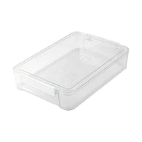 Perler Beads Storage Box with Individual Compartments, Portable Clear Plastic Organizer for DIY Craft Supplies