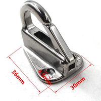 316 Stainless Steel Boat Fender Hook Spring Hook for RV Yacht Marine Hardware