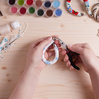 Quilling Board Kit with Tools and Paper Strips for DIY Craft Projects