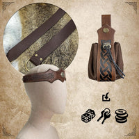 Medieval Embossed Knight Belt for Cosplay & Performance